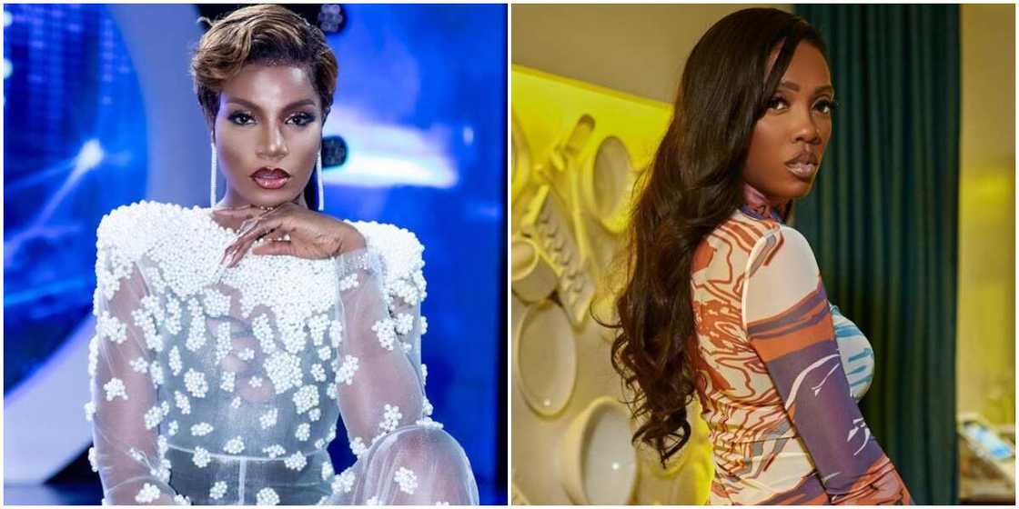 Seyi Shay dances to Tiwa Savage’s Koroba. Seyi Shay dances to Tiwa Savage’s Koroba.