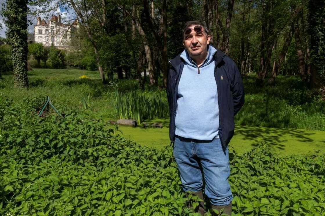 Fish farmer Edouard de Feligonde blames Volvic's owner Danone for the shortages Fish farmer Edouard de Feligonde blames Volvic's owner Danone for the shortages