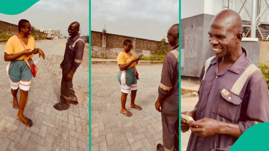 Techie sees man who resembles her late father, gifts him N50k on the spot Techie sees man who resembles her late father, gifts him N50k on the spot