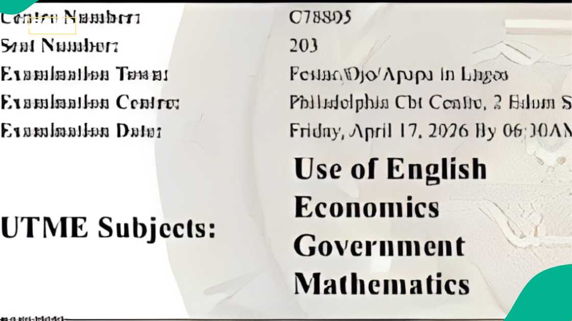 JAMB candidate shows people where she was posted to for her exam and the time, laments online