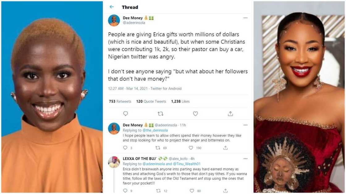 Lady calls out people who are donating to Erica, says what people do when they donate to pastors Lady calls out people who are donating to Erica, says what people do when they donate to pastors