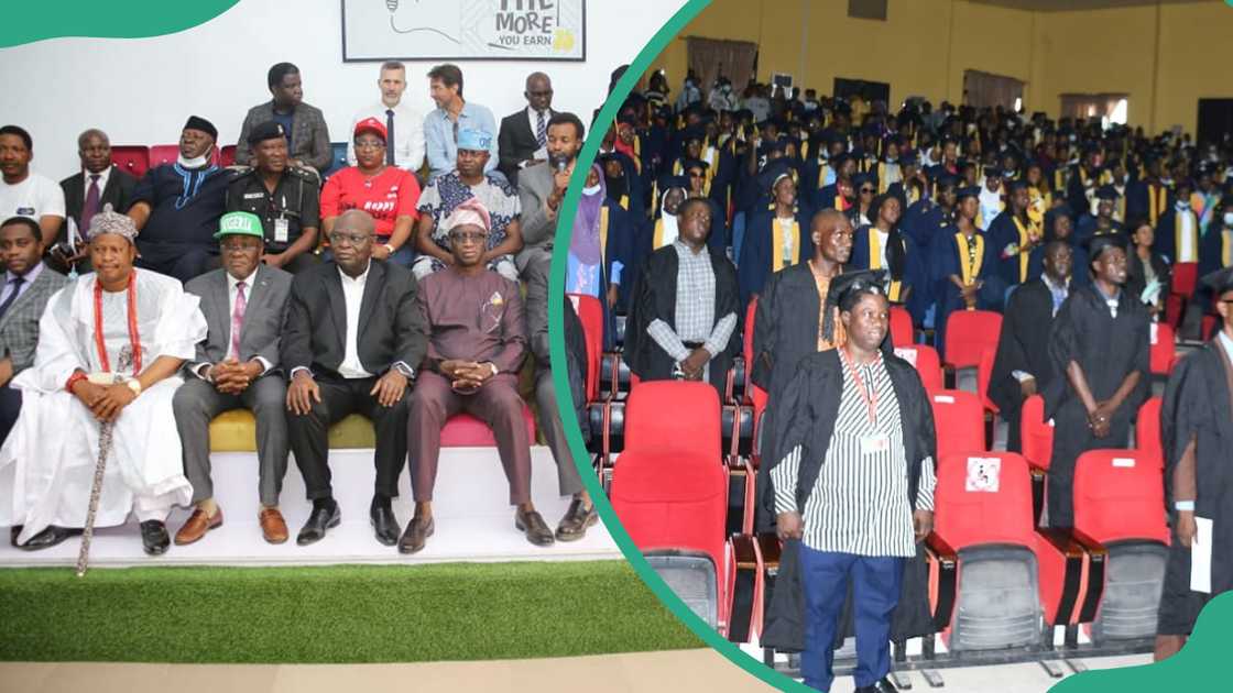 UNIOSUN staff during a meeting with other stakeholders and graduates on their special day UNIOSUN staff during a meeting with other stakeholders and graduates on their special day