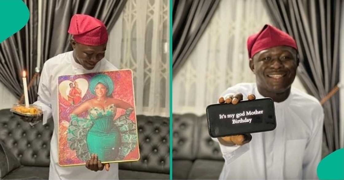 Man marks Mercy Johnson's birthday in heartwarming way. Man marks Mercy Johnson's birthday in heartwarming way.
