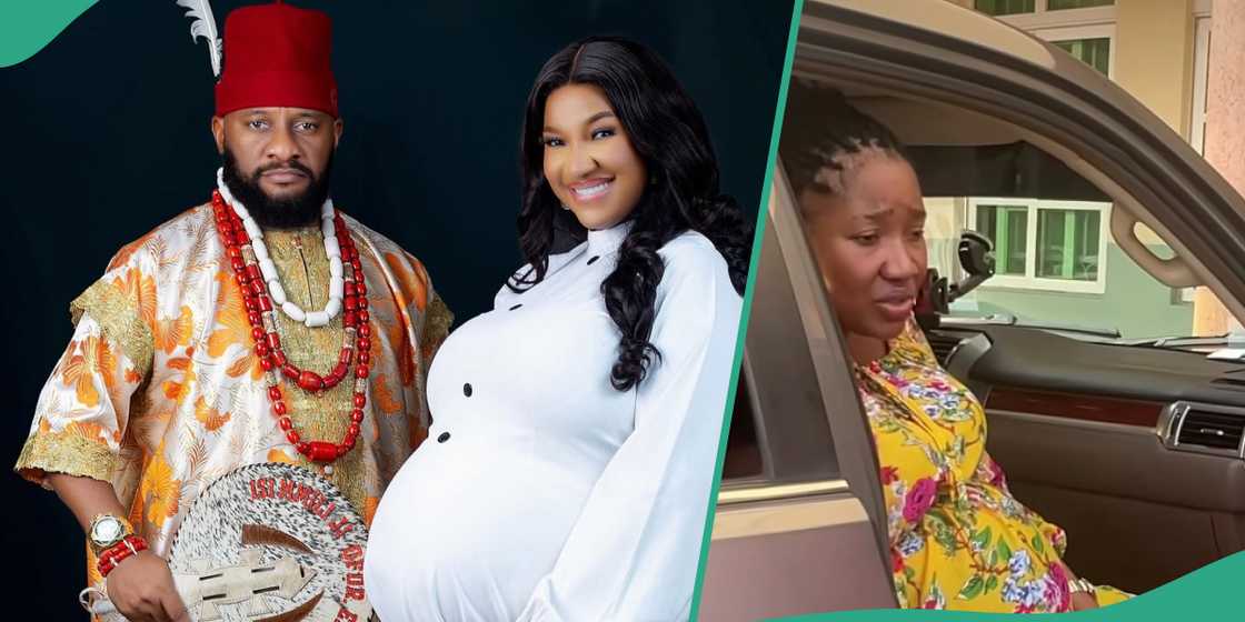 Yul Edochie shares video about his pregnant wife. Yul Edochie shares video about his pregnant wife.