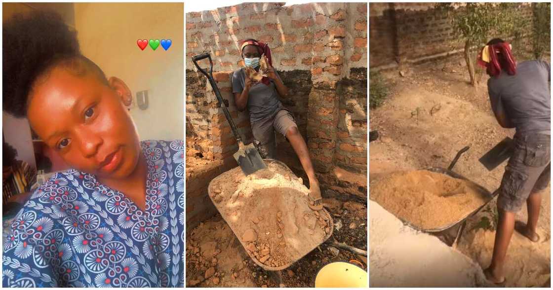 Parents employ daughter as labourer on construction site after she asked for 2k, clips emerge Parents employ daughter as labourer on construction site after she asked for 2k, clips emerge