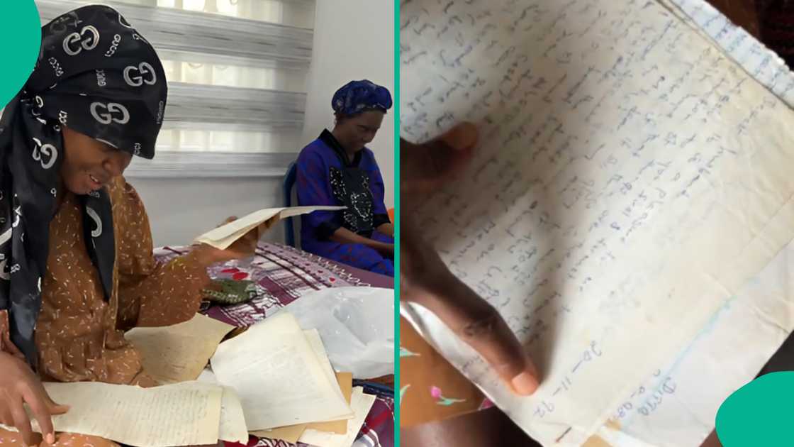 Lady finds love letters mum sent to her dad in 1990s requesting N900 and money for cream