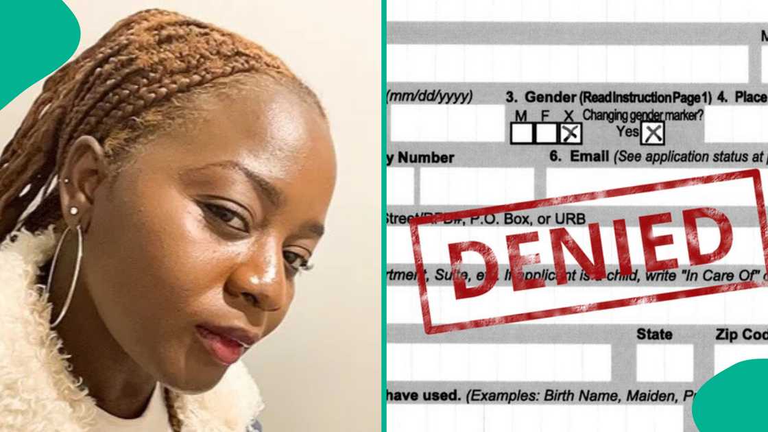 Lady shares how her visa application got rejected. Lady shares how her visa application got rejected.