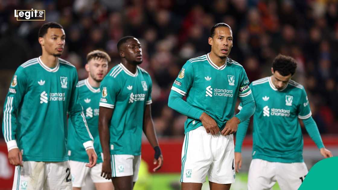 Virgil van Dijk, Premier League, England, Brentford, Liverpool, Football. Virgil van Dijk, Premier League, England, Brentford, Liverpool, Football.