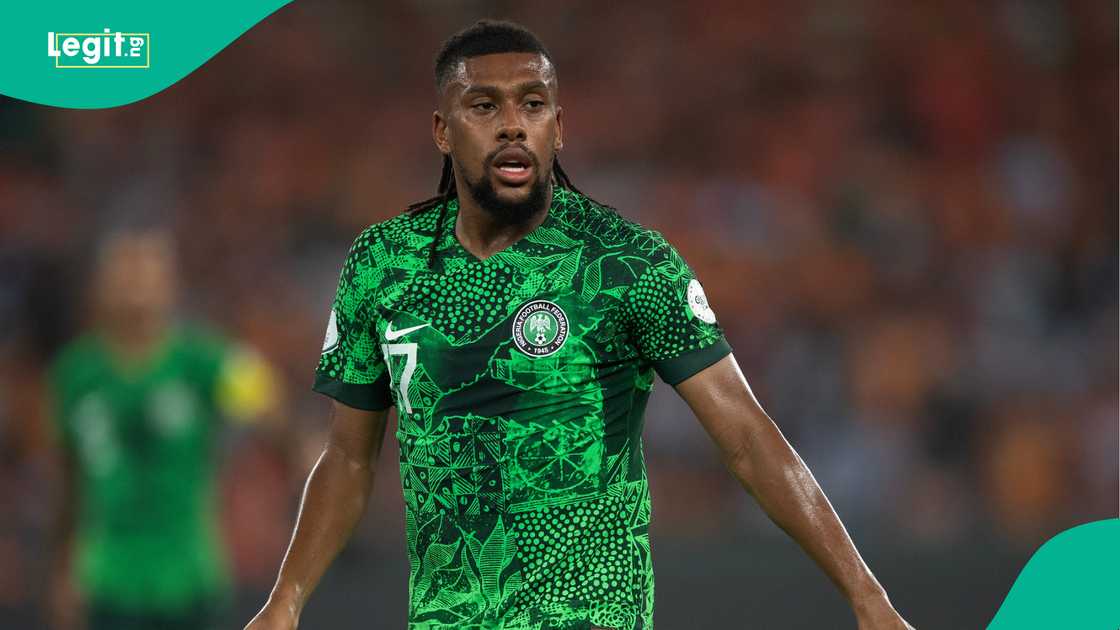 Alex Iwobi, Super Eagles, Nigeria, Stade Olympique Alassane Ouatarra, Abidjan, Ivory Coast, AFCON 2023 final.