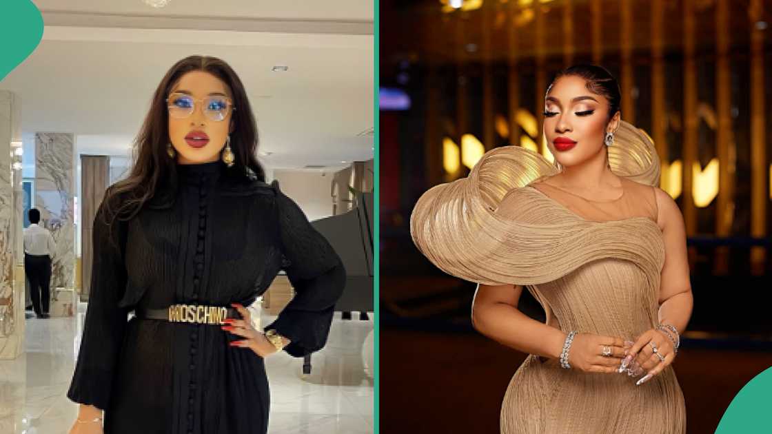 Tonto Dikeh reacts as she allegedly gets arrested for theft and cyberbullying.