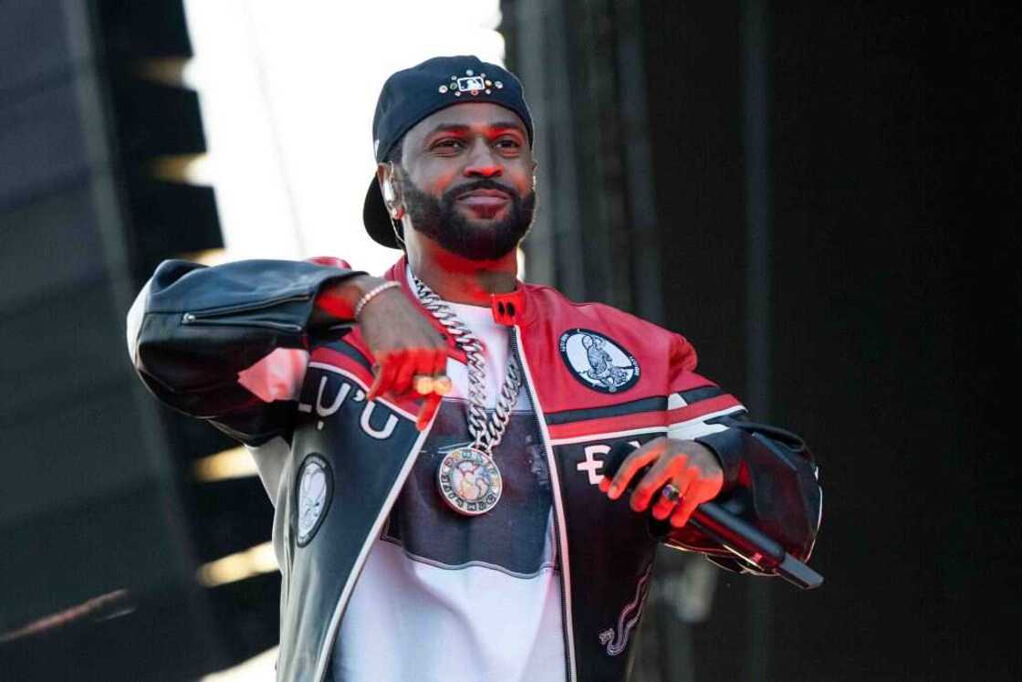 Rapper Big Sean performs onstage at Hollywood Park Grounds