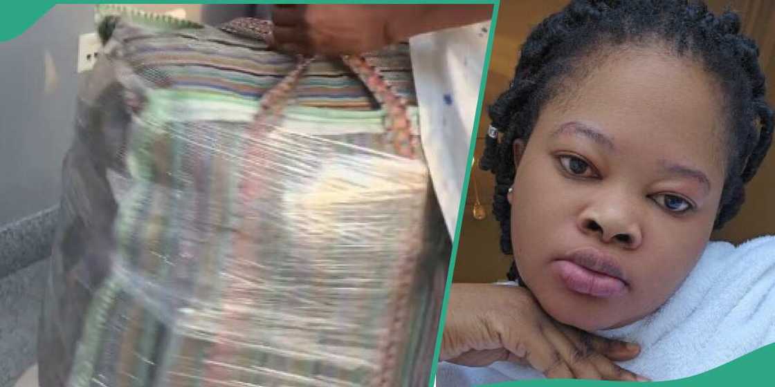 Lady in tears after her fried cow and rams got sized at Scotland airport Lady in tears after her fried cow and rams got sized at Scotland airport