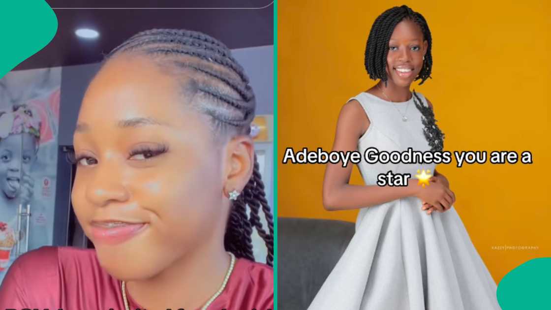 Lady celebrates her sister's JAMB result. Lady celebrates her sister's JAMB result.