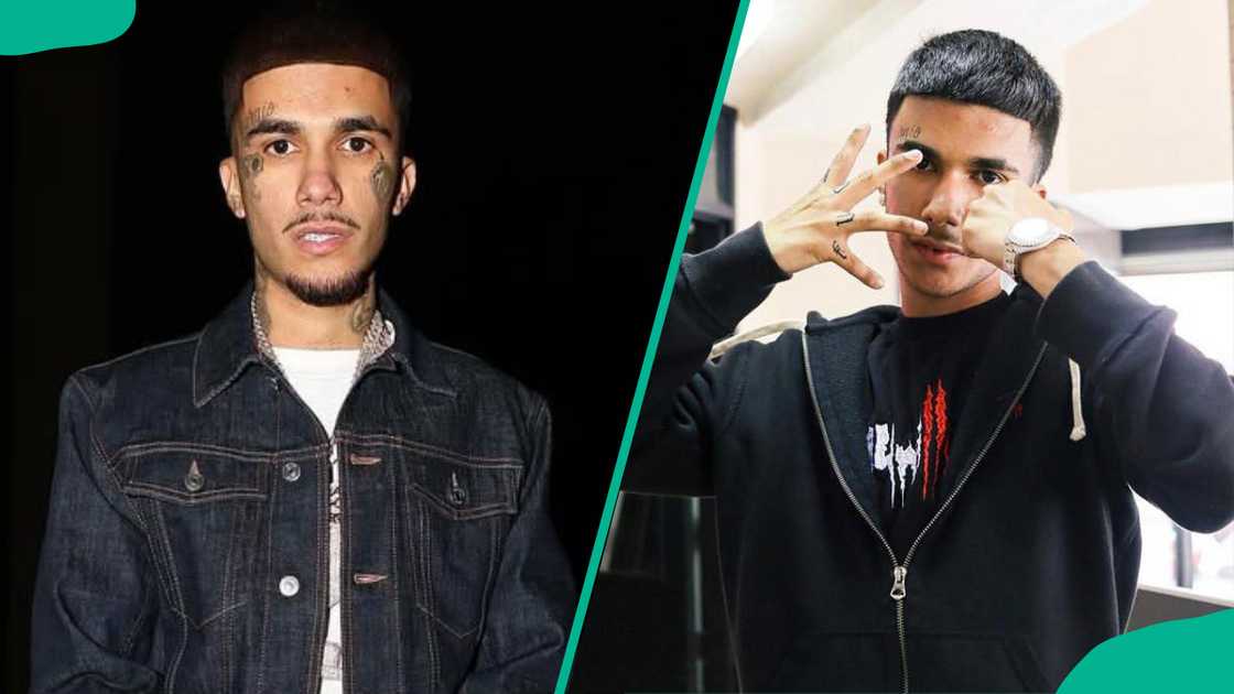 Peysoh in a denim jacket and a hoodie with a zip Peysoh in a denim jacket and a hoodie with a zip