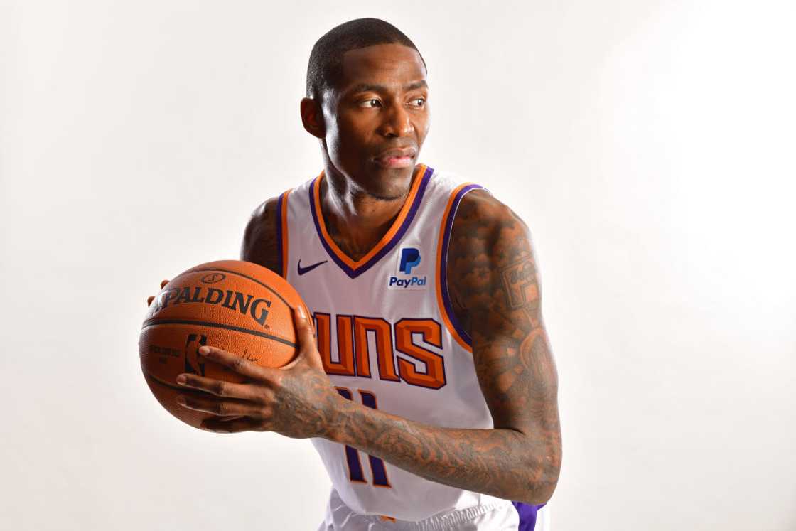 Jamal Crawford at Talking Stick Resort Arena in Phoenix, Arizona.