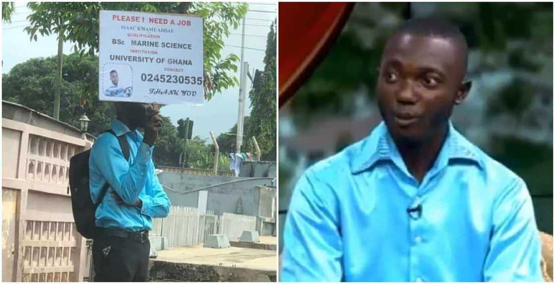Isaac Kwame Addae, University of Ghana, 50 companies, graduate who took to the street Isaac Kwame Addae, University of Ghana, 50 companies, graduate who took to the street