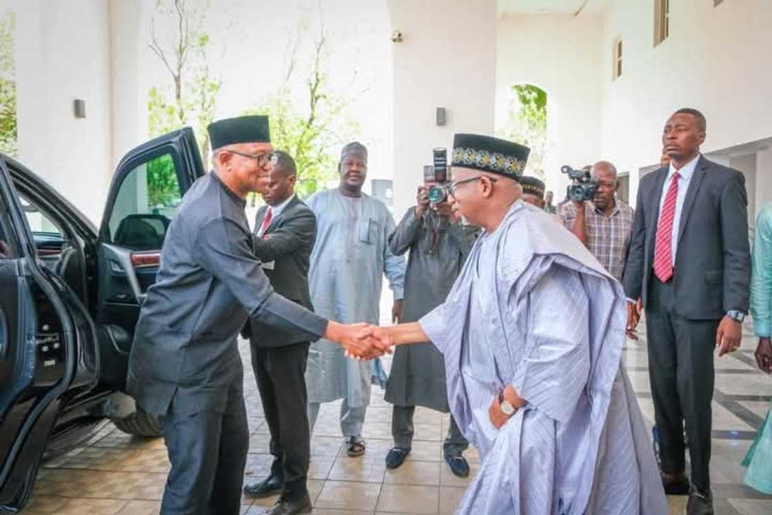 Peter Obi ya gana da Gwamna Bala Mohammed a Bauchi Peter Obi ya gana da Gwamna Bala Mohammed a Bauchi