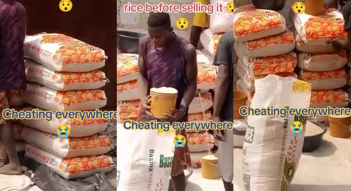 Photos of bags of rice for sell in Nigeia. Photos of bags of rice for sell in Nigeia.