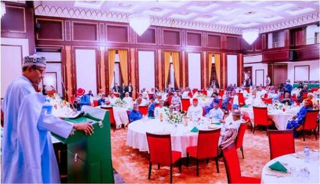 Buhari, APC governors, ministers, and heads of agencies Buhari, APC governors, ministers, and heads of agencies