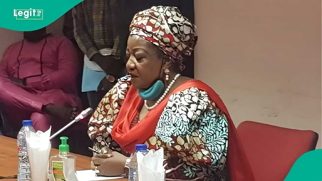 Former Buhari aide Lauretta Onochie addresses moral decline in APC during a public statement.