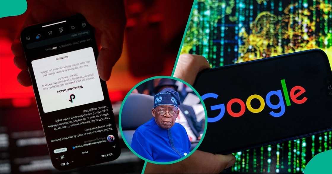 The President Bola Tinubu-led FG reveals that 13.5 million social media accounts on Google, TikTok, and Microsoft belonging to Nigerians have been taken down. The President Bola Tinubu-led FG reveals that 13.5 million social media accounts on Google, TikTok, and Microsoft belonging to Nigerians have been taken down.