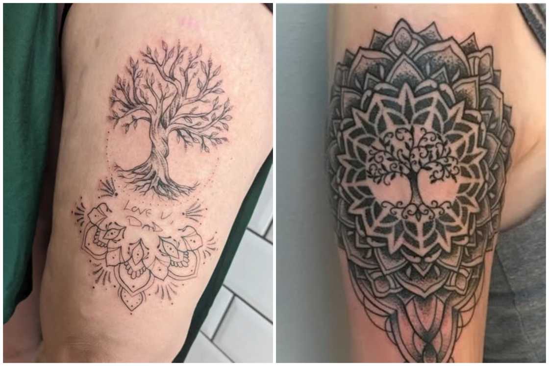 Mandala Tree of Life tattoo