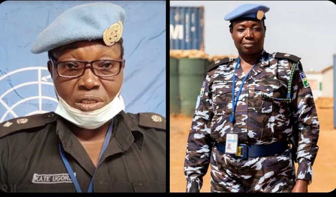 Tamu ta samu: Majalisar Ɗinkin Duniya za ta karrama wata 'yar sandan Nigeria Tamu ta samu: Majalisar Ɗinkin Duniya za ta karrama wata 'yar sandan Nigeria