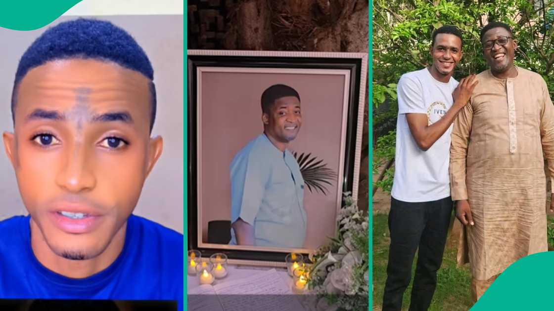 A Nigerian man Musa BM Azzaman shares framed photo he gave to Reverend Azzaman, the late Kaduna-based pastor. A Nigerian man Musa BM Azzaman shares framed photo he gave to Reverend Azzaman, the late Kaduna-based pastor.