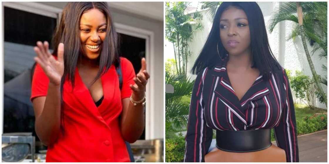 Photos of Yvonne Nelson and Yvonne Okoro.