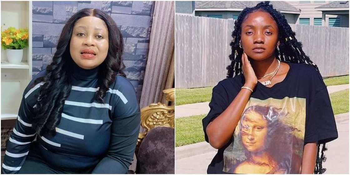 Joke Jigan and singer Simi Joke Jigan and singer Simi