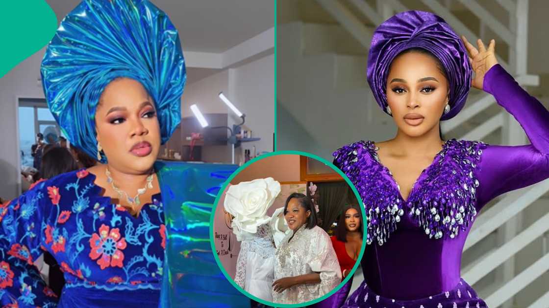 Mabel Makun throws lavish 40th birthday party in Lagos.