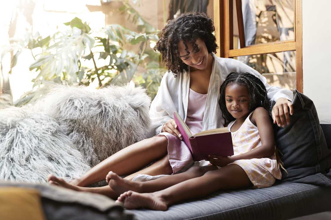 A mother and her daughter