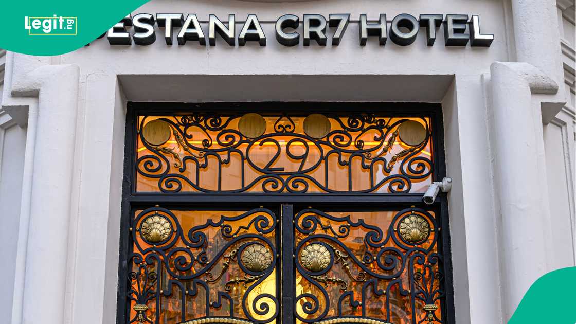 Cristiano Ronaldo, Pestana CR7 Hotel, Madrid, Spain. Cristiano Ronaldo, Pestana CR7 Hotel, Madrid, Spain.