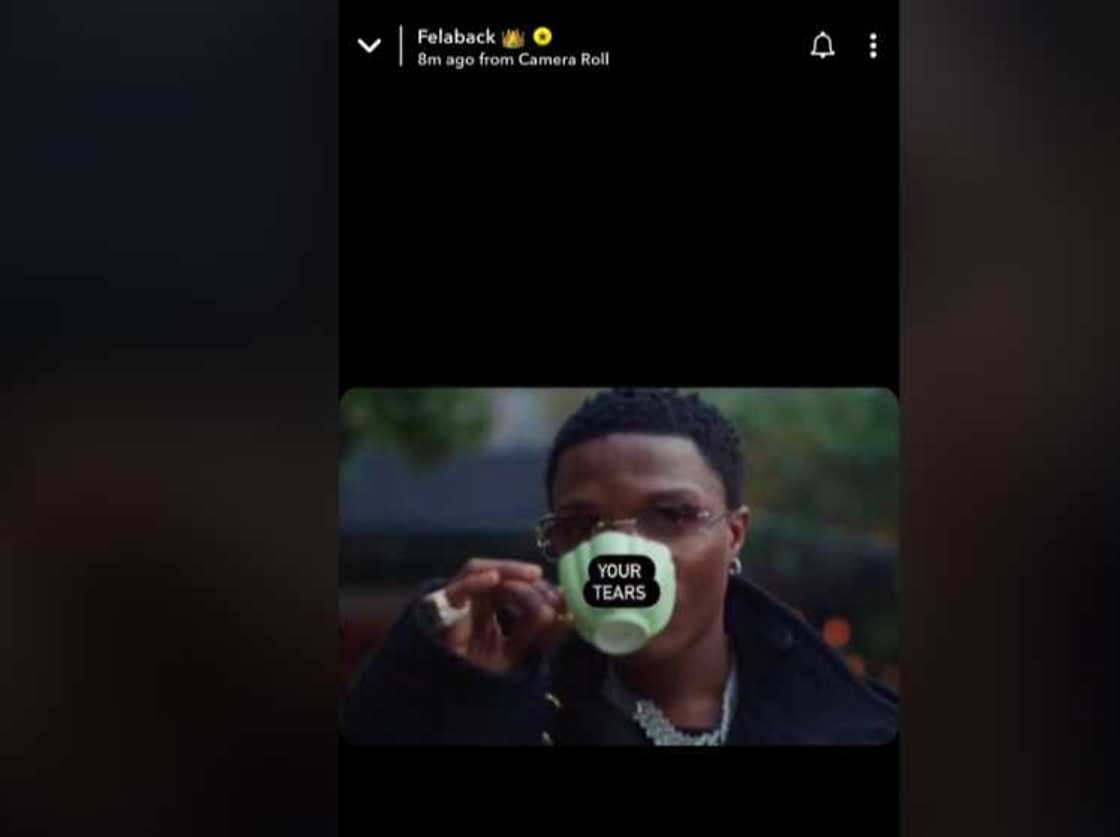 Wizkid shades colleagues Wizkid shades colleagues