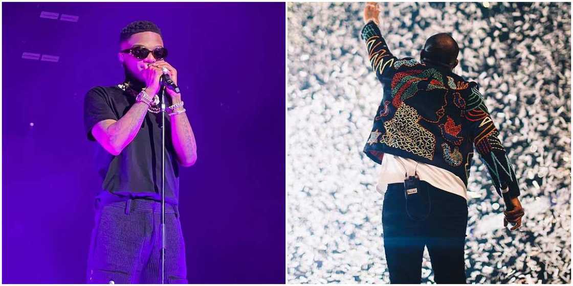Davido and Wizkid at O2 arena Davido and Wizkid at O2 arena