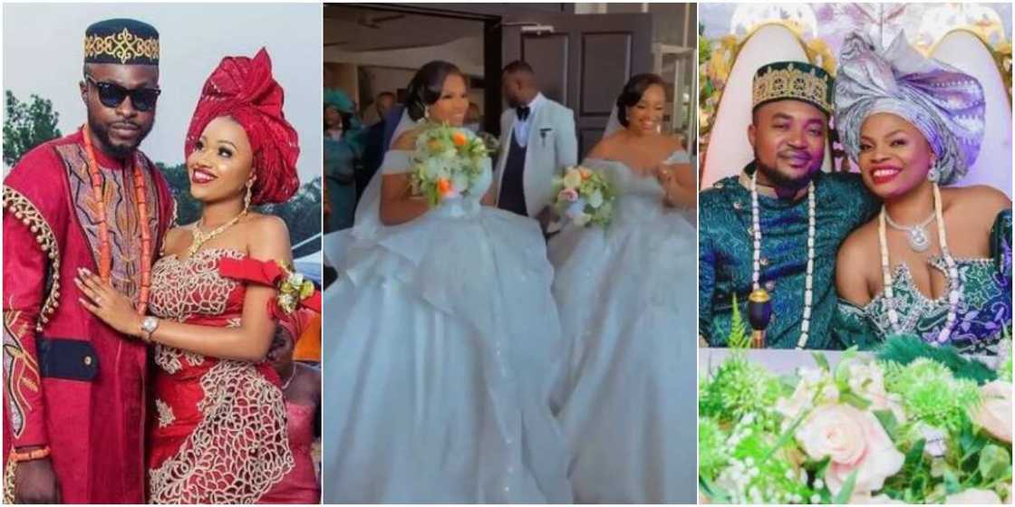 Beautiful photos as Nigerian twin sisters get married on the same day Beautiful photos as Nigerian twin sisters get married on the same day