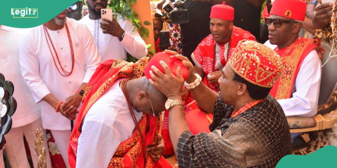 Celebrations As Billionaire Philanthropist Kenneth Ifekudu Bags Chieftaincy Title Of Ife Ozubulu