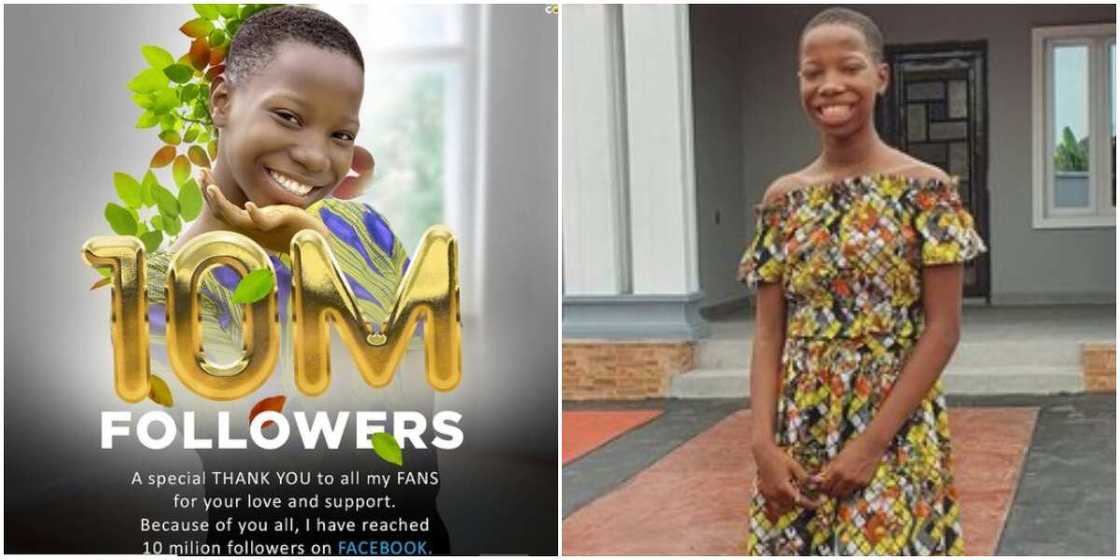 Emanuella shares custonised flier to celebrate 10m followers Emanuella shares custonised flier to celebrate 10m followers