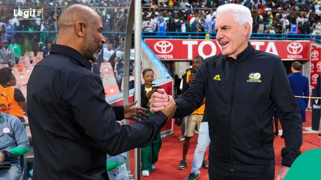 Eric Chelle, Hugo Broos, FIFA, 2026 World Cup, Nigeria, South Africa. Eric Chelle, Hugo Broos, FIFA, 2026 World Cup, Nigeria, South Africa.