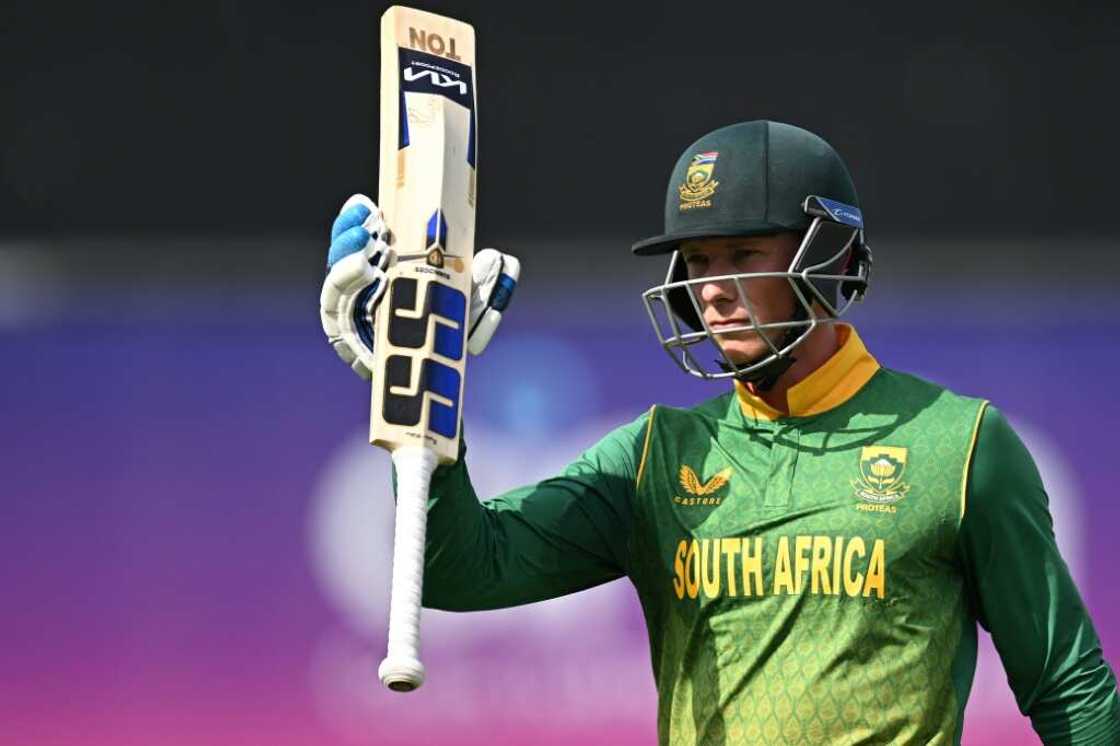 Ton-up - South Africa's Rassie van der Dussen made a career-best 133 in the 1st ODI against England Ton-up - South Africa's Rassie van der Dussen made a career-best 133 in the 1st ODI against England