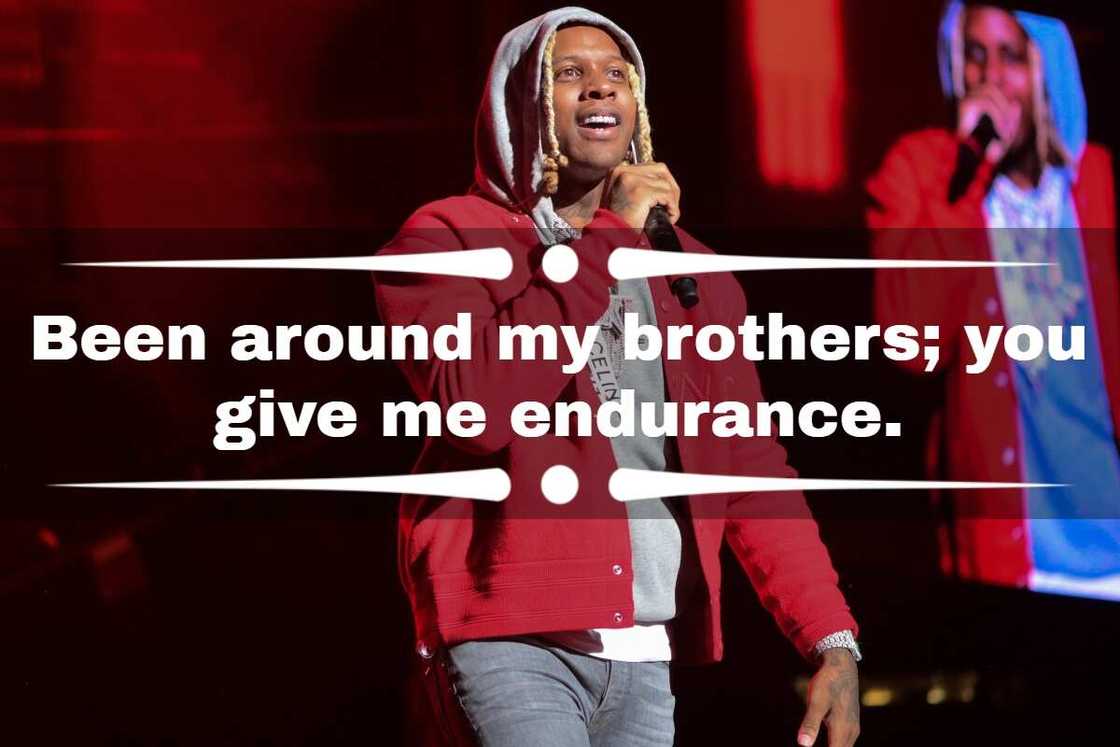 Lil Durk's quotes about brothers