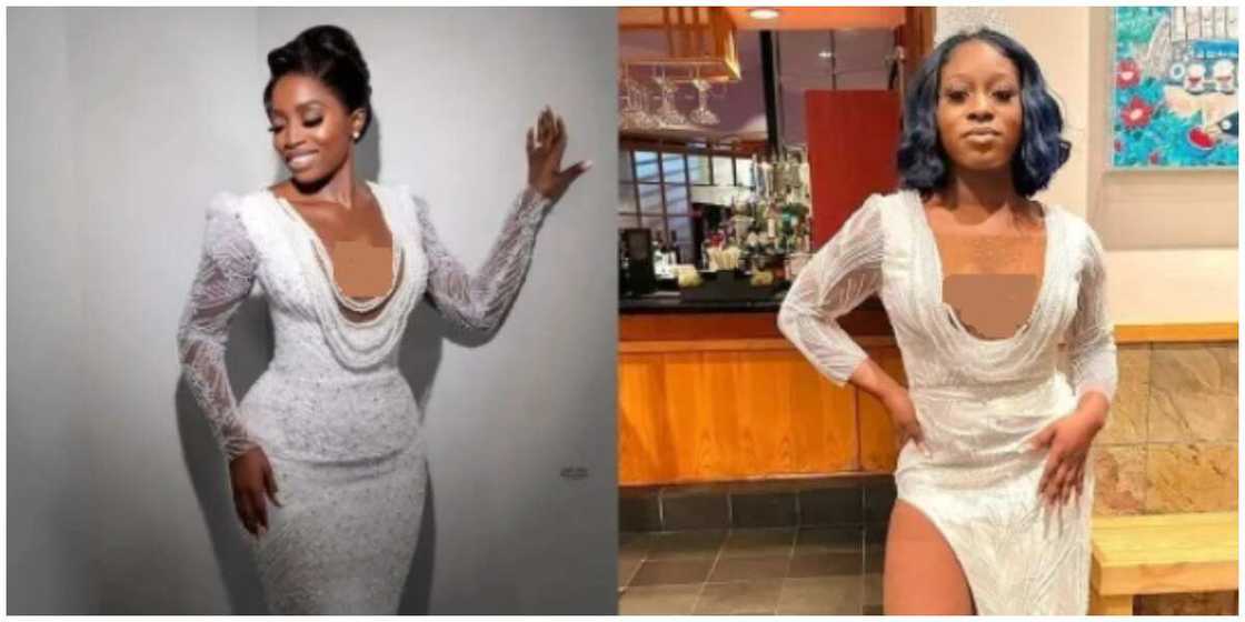 Photos of the style inspiration and the end result. Photos of the style inspiration and the end result.