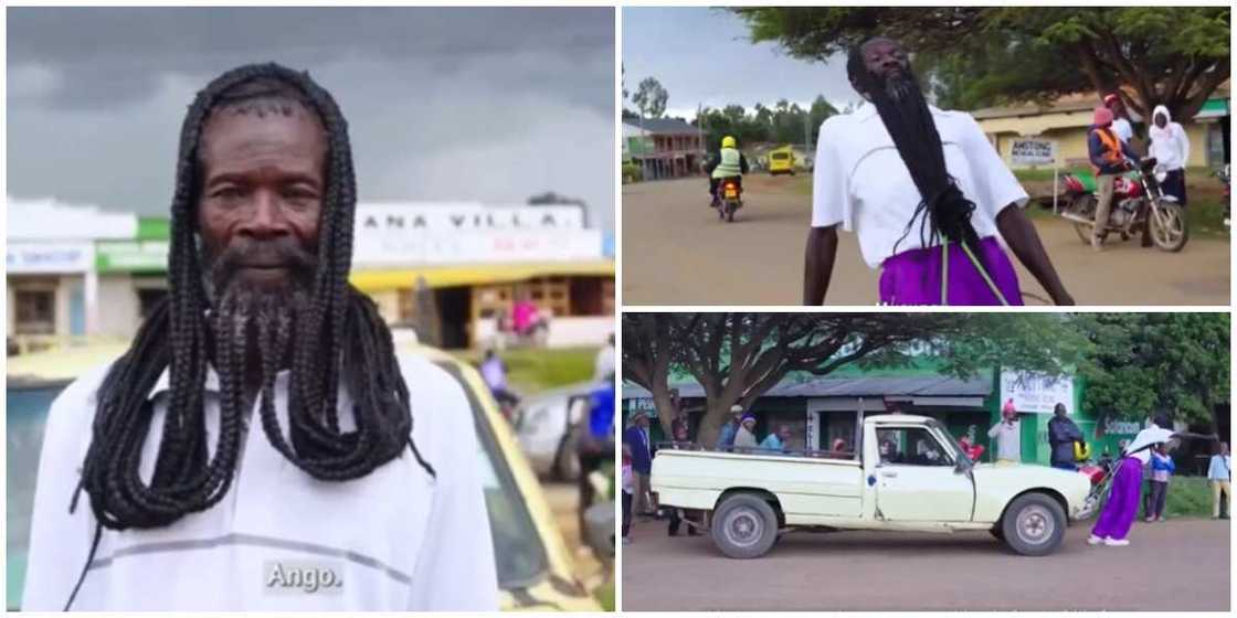 Ango Musungu/man with strongest hair Ango Musungu/man with strongest hair