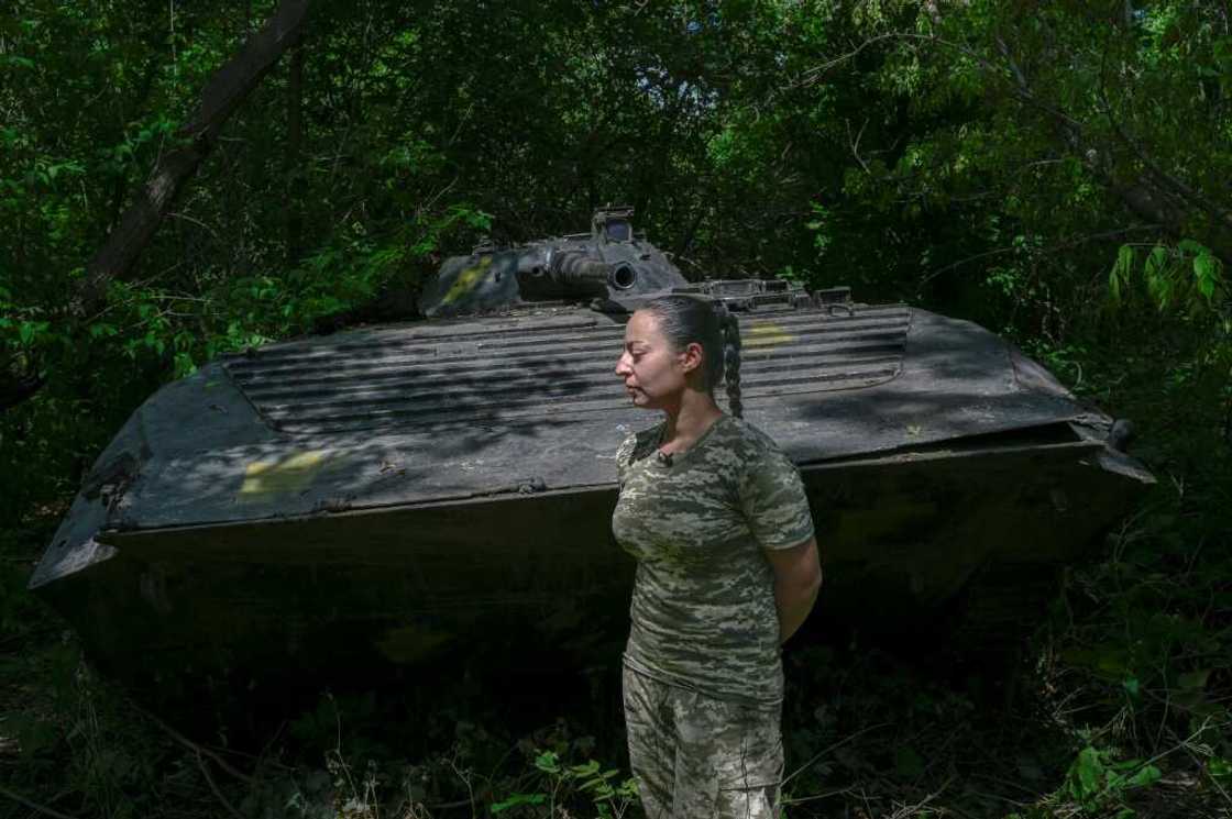 Ukrainian servicewoman Karina does not tell her mother when she is going to the front line Ukrainian servicewoman Karina does not tell her mother when she is going to the front line