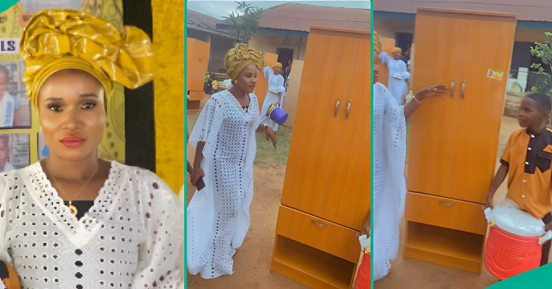 Mum Reacts As Son Receives Wardrobe and Cooler At School’s Graduation Ceremony, Mentions Party Fee Mum Reacts As Son Receives Wardrobe and Cooler At School’s Graduation Ceremony, Mentions Party Fee