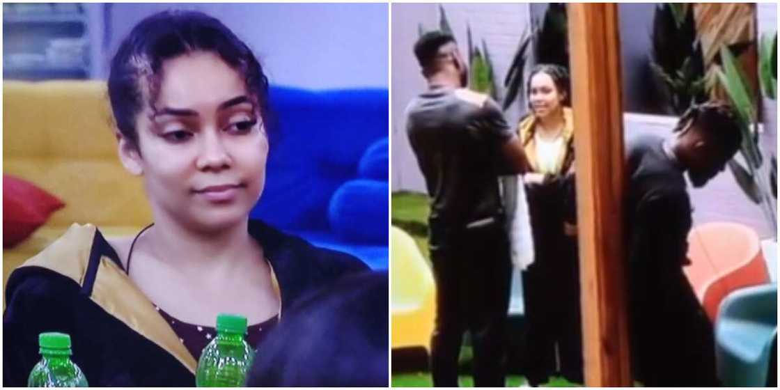 BBNaija: Maria and Cross BBNaija: Maria and Cross