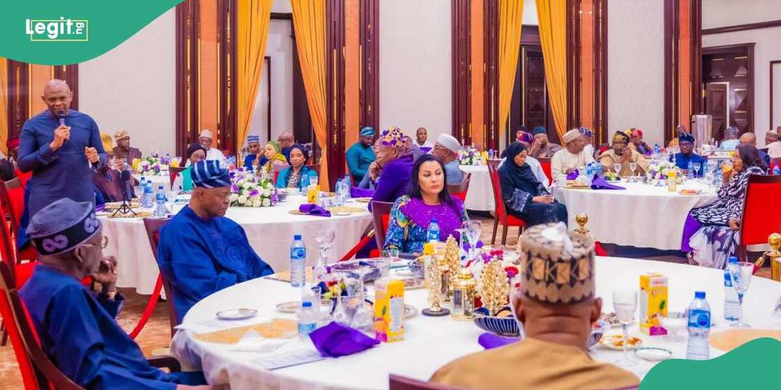 President Tinubu meets Tony Elumelu and others in Abuja