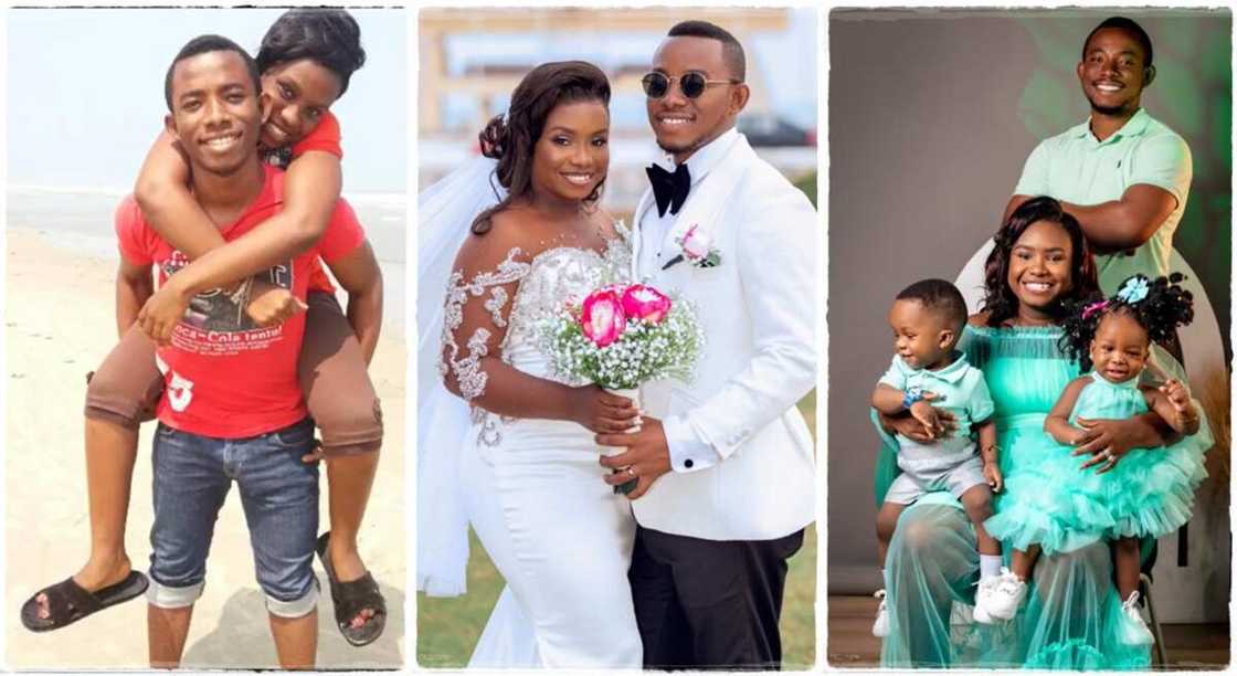 Cute couple who met in 2013 gets married.