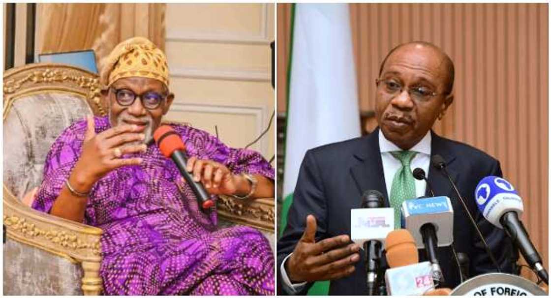 Akeredolu, Emefiele Akeredolu, Emefiele