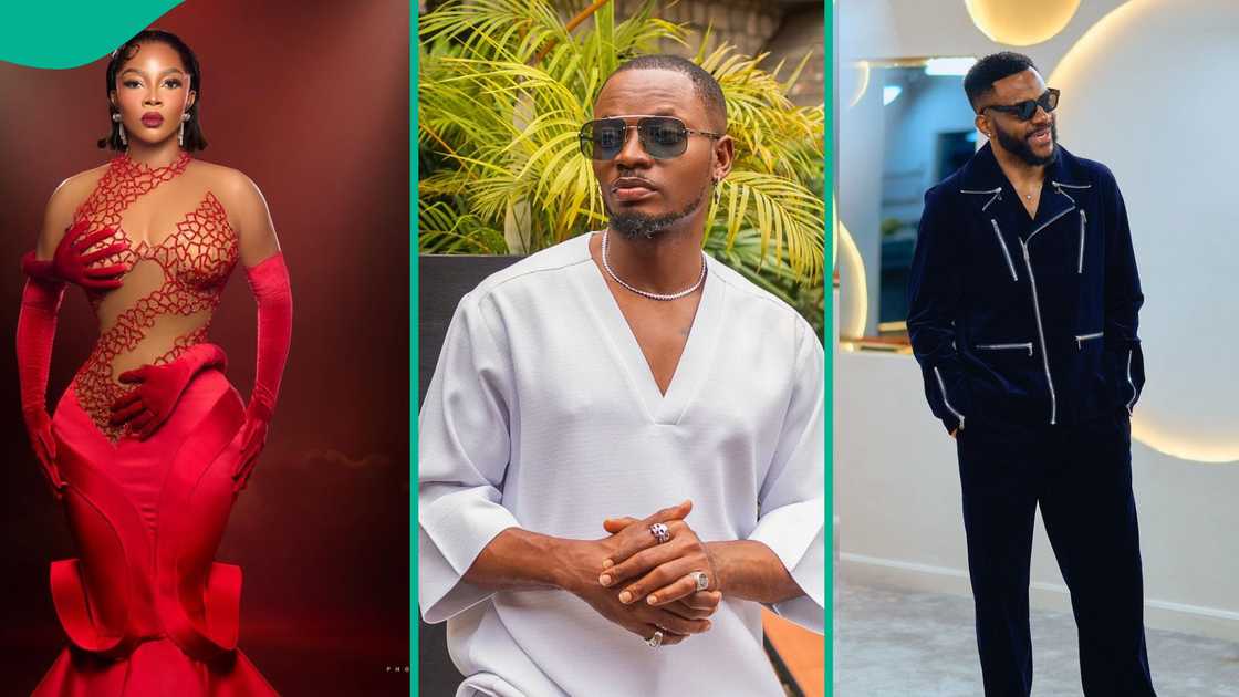 Ebuka and Toke Makinwa discuss Kellyare's choice to do music. Ebuka and Toke Makinwa discuss Kellyare's choice to do music.